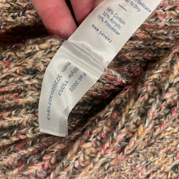 NWT Marine Layer Cabin Cardigan Sweater Women's Sz XL Warm Multi Heather - Picture 9 of 9